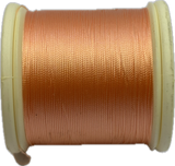 Gudebrod Nylon Thread - Size A - Peach 051 (100 Yard Spool)