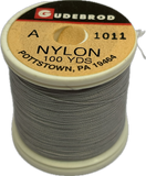 Gudebrod Nylon Thread - Size A - Gunmetal 1011 (100 Yard Spool)