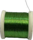 Gudebrod HT Metallic Nylon Thread - Size A - Lime Green 9105 (100 Yard Spool)