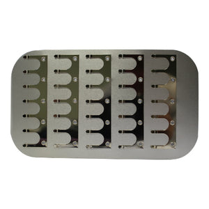 6" Clip Plate Fly Box Insert (Large 7 Clips)