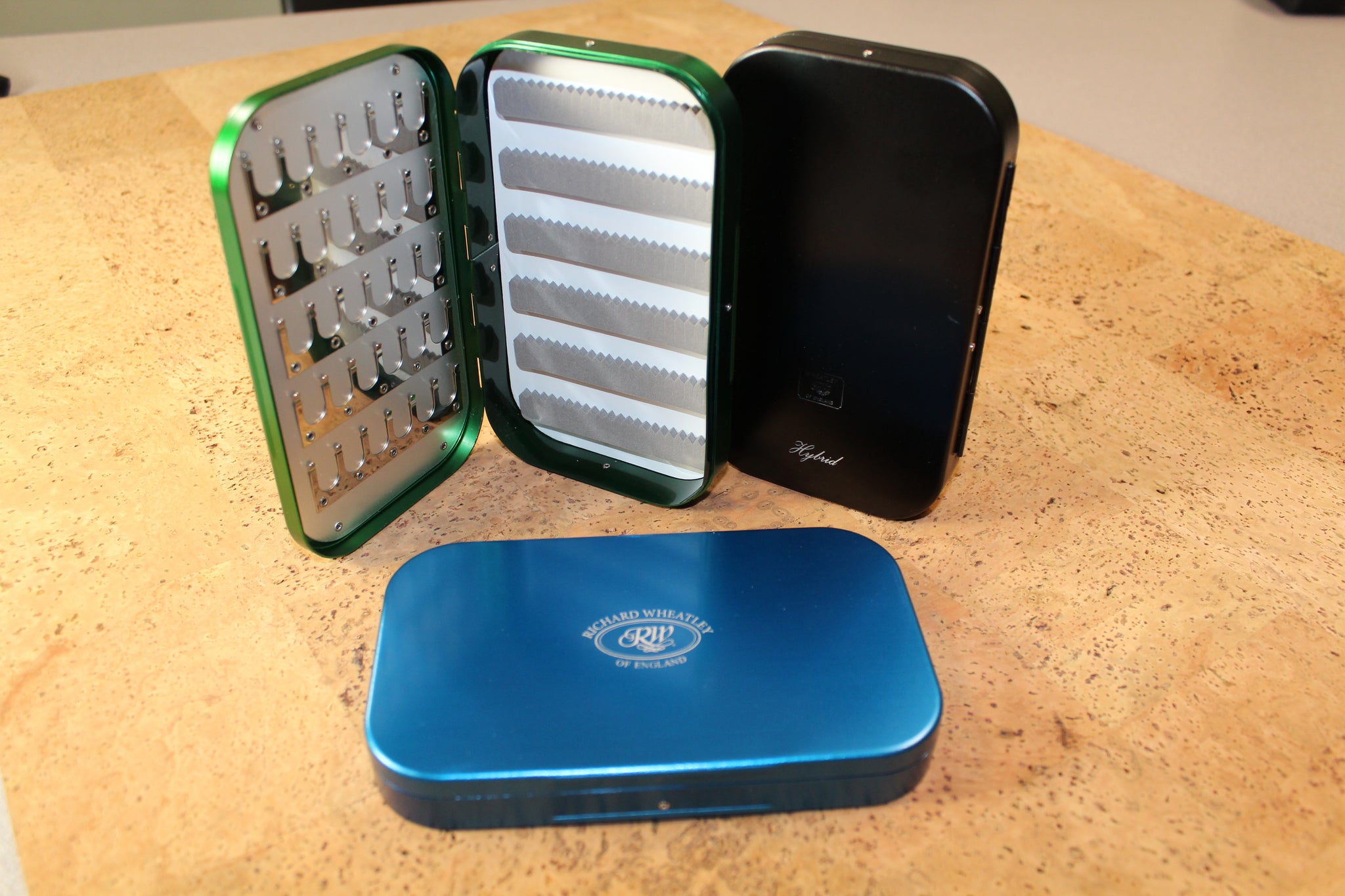 aluminium fly fishing boxes Compartment Dry Box 10 Sections and small streamers Aluminum fly boxes - elegant