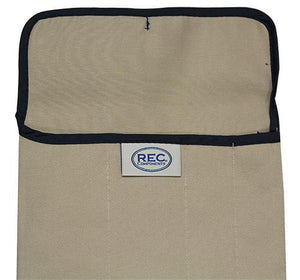 REC Fly Rod Bags - Khaki with Black Trim